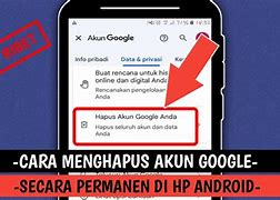 Cara Menghapus Akun Google Tapi Tidak Permanen